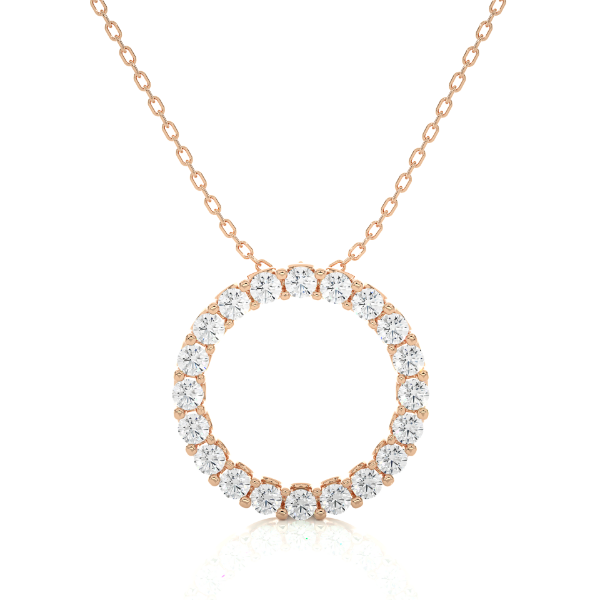 Picture of Classic Beauty With A 1.65 Carat Round Cut Pendant(Without Chain)