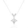 Picture of 0.50 Carat Princess Cut Pendant with Modern Elegance (Without Chain)