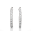 Picture of Illuminate Your Style With 0.70 Carat Hoop Earrings.