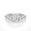 Picture of 1.54 Carat Round Cut Diamond Ring.