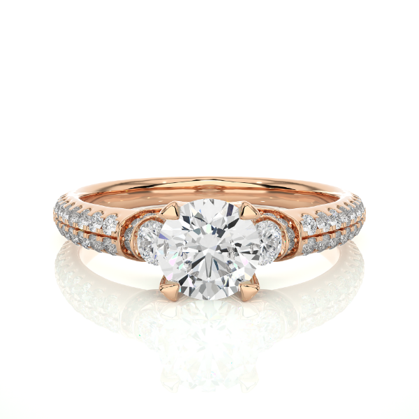 Picture of 1.44 Carat Round Diamond Beautiful Ring.