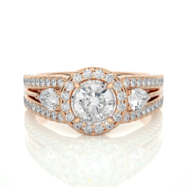 Picture of Blush Blossom 1.43 Carat Lab Grown Diamond Ring.