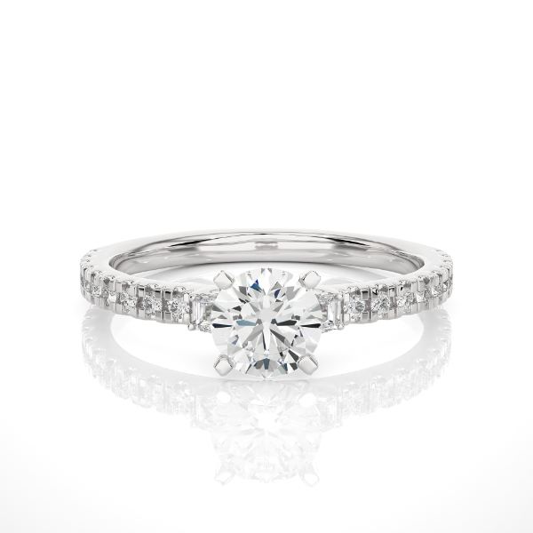 Picture of The Stunning 0.97 Carat Tiffany Solitaire Round Diamond Ring.