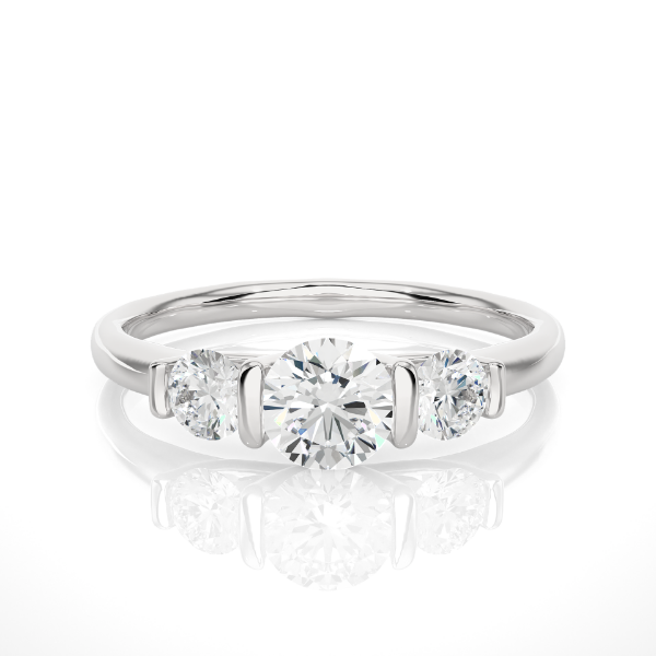 Picture of A Simple But Elegant 0.88 Carat lab grown Diamond Ring.