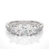 Picture of 1.20 Carat Lab Grown Diamond Three Stone Ring.