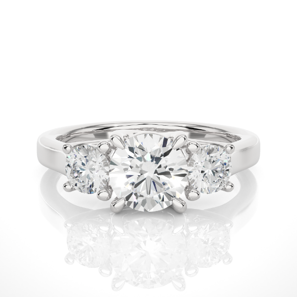 Picture of 1.95 Carat Three Stone Lab Grown Diamond Ring