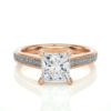 Picture of 1.95 Carat Lab Grown Princess Cut Diamond Ring