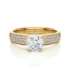 Picture of 1.00 Carat Lab Grown Diamond Solitaire Ring.