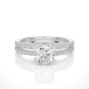 Picture of 1.35 Carat Round Cut Lab Grown Diamond Solitaire Ring.