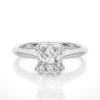 Picture of 1.38 Carat Lab Grown Diamond Princess Cut Solitaire Ring.