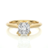 Picture of 1.38 Carat Lab Grown Diamond Princess Cut Solitaire Ring.