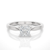 Picture of 0.57 Carat Lab Grown Princess Cut Diamond Ring.