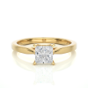 Picture of 0.57 Carat Lab Grown Princess Cut Diamond Ring.