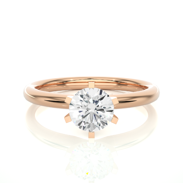 Picture of A Classic 1.20 Carat Solitaire Lab Grown Diamond Ring.