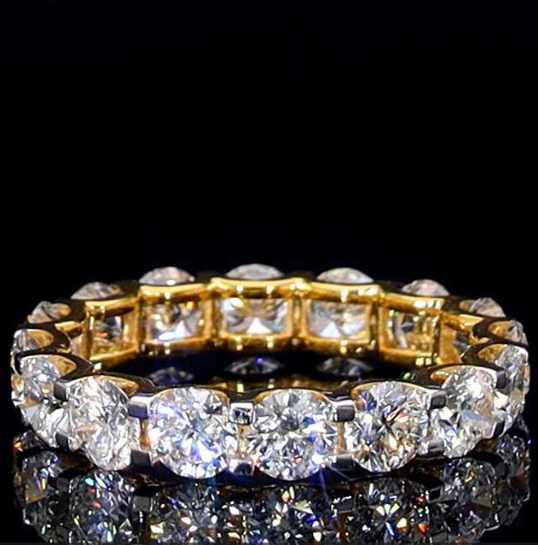 Picture of A Diamond Eternity band, Sparkling with endless Brilliance.