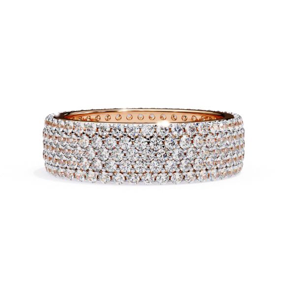 Picture of 1.81 Ct Ring Adorned With Multiple Rows Of Sparkling Diamonds.