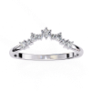 Picture of 0.25 carat Band Featuring Brilliant Round Diamonds In a Gentle Curve.