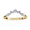 Picture of 0.25 carat Band Featuring Brilliant Round Diamonds In a Gentle Curve.