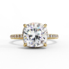 Picture of Glamorous 3.53 Carat Cushion Lab Grown Diamond Ring