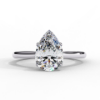 Picture of 0.89 Carat Pear Shaped Lab Grown Diamond Ring Designed to Captivate.