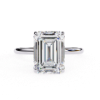 Picture of 2.62 Carat Emerald Cut Lab Grown Diamond Ring With a Hidden Halo.