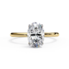 Picture of 1.20 Carat Oval Lab Grown Diamond  Solitaire Ring.