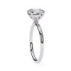 Picture of 2.65 Carat Cushion Cut Diamond Solitaire Ring. 