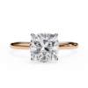 Picture of 2.65 Carat Cushion Cut Diamond Solitaire Ring. 