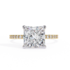 Picture of 2.65 Carat Princess Cut Diamond Ring.