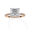 Picture of A Beautiful Princess Cut Diamond Ring.