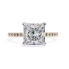 Picture of A Beautiful Princess Cut Diamond Ring.