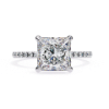 Picture of A Beautiful Princess Cut Diamond Ring.