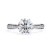 Picture of Classic Round Diamond Solitaire Ring.