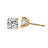 Picture of 2.25 Carat Cushion Cut Lab Grown Diamond Stud Earring.