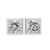 Picture of 1.77 Carat Bezel Princess Studs.