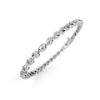 Picture of 1.02 Carat Round Cut Lab Grown Diamond Flus Bracelet.