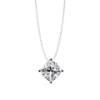 Picture of Cushion Cut Lab Grown Diamond Four Prong Pendant(Without Chain)