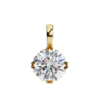 Picture of Round Cut Solitaire Eight Prong Pendant (without chain)