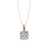 Picture of Round Cut Four Prong Pendant (without chain)