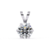 Picture of 2.14 Carat Round Cut Solitaire Six Prong Pendant (Without Chain)