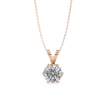 Picture of 2.14 Carat Round Cut Solitaire Six Prong Pendant (Without Chain)