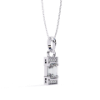 Picture of Elegant Emerald Cut Pendant (without chain)