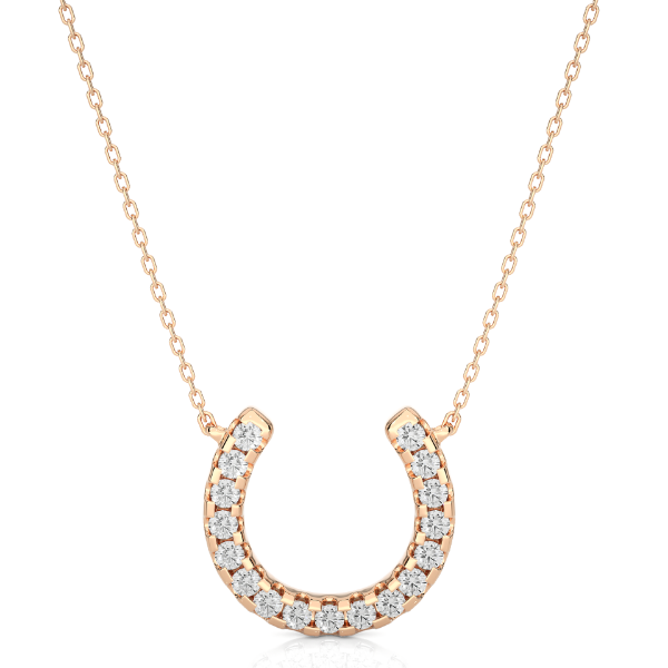 Picture of Horseshoe Lab Grown Diamond Pendant (Without Chain)