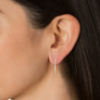 Picture of Round Diamond Hoop Earrings For Effortless Glamour.