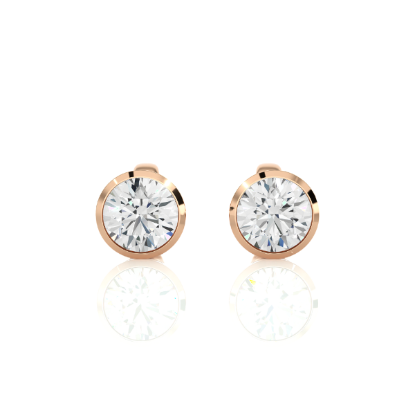 Picture of Beauty meets modern luxury with 1.20 carat LGD stud earrings.