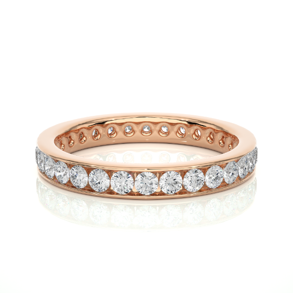 Picture of 1.20 Carat Round Cut Band in Full Eternity With Pave.