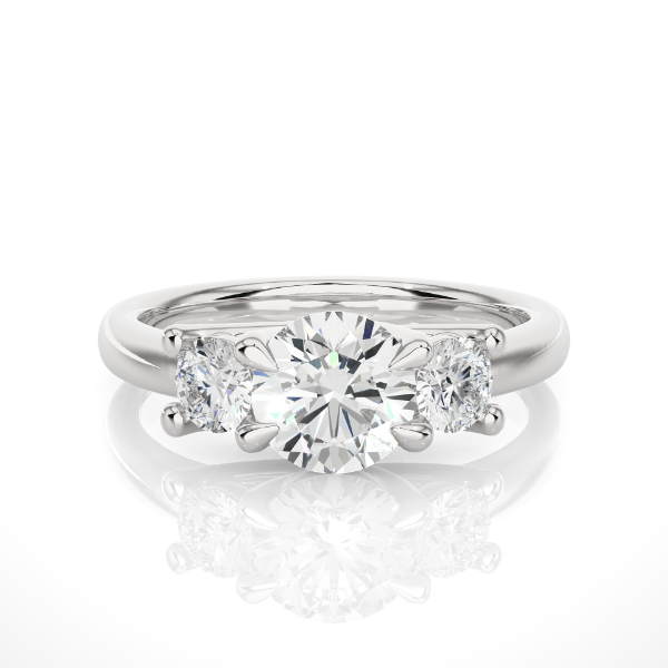 Picture of  1.40 Carat Round Cut Lab Grown Diamond Ring.