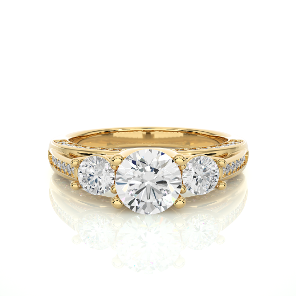 Picture of Sparkle with purpose: 1.00 Carat Lab-Grown solitaire Diamond Ring