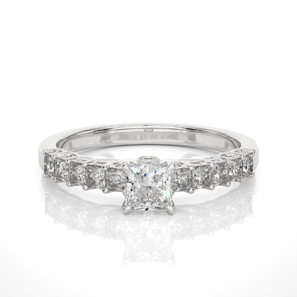 Picture of 0.50 Carat solitaire Princess Cut lab Grown Diamond Ring