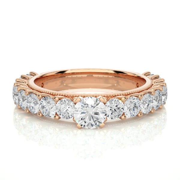 Picture of 2.55 Carat Total Vintage solitaire Ring .